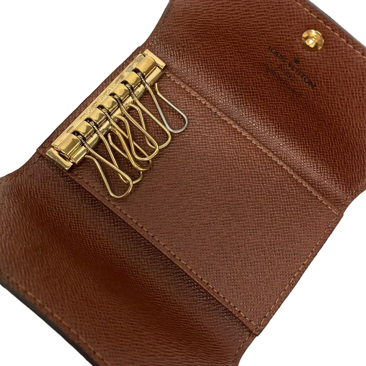 Louis Vuitton Key Case Monogram Multicles 6 Alma Nyack Initial — view 3