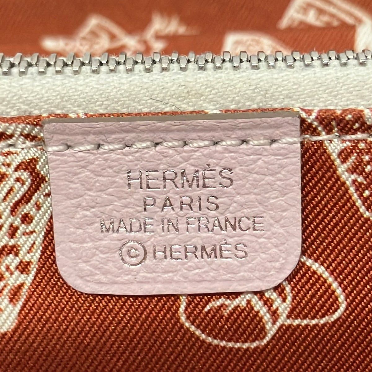 Hermes Coin Case Azap Compact Silk in Move Pale Silver — view 5