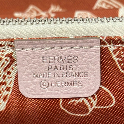 Hermes Coin Case Azap Compact Silk in Move Pale Silver — view 5