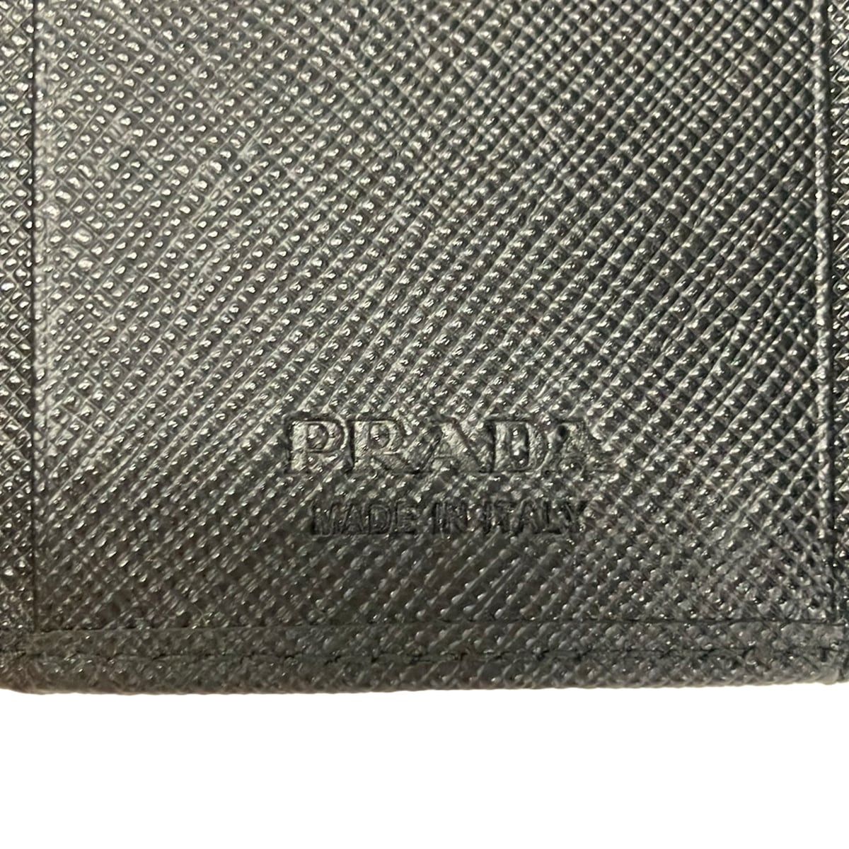 Prada Key Case Black 6 Hooks Leather Key Holder — view 5