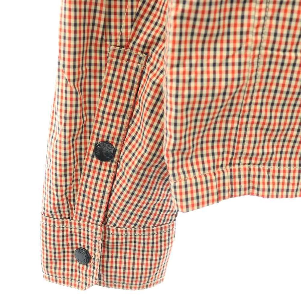 Moncler Reversible Jacket Nylon Check Pattern 2 Ivory Red Navy DO — view 6