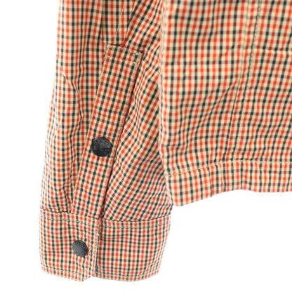 Moncler Reversible Jacket Nylon Check Pattern 2 Ivory Red Navy DO — view 6