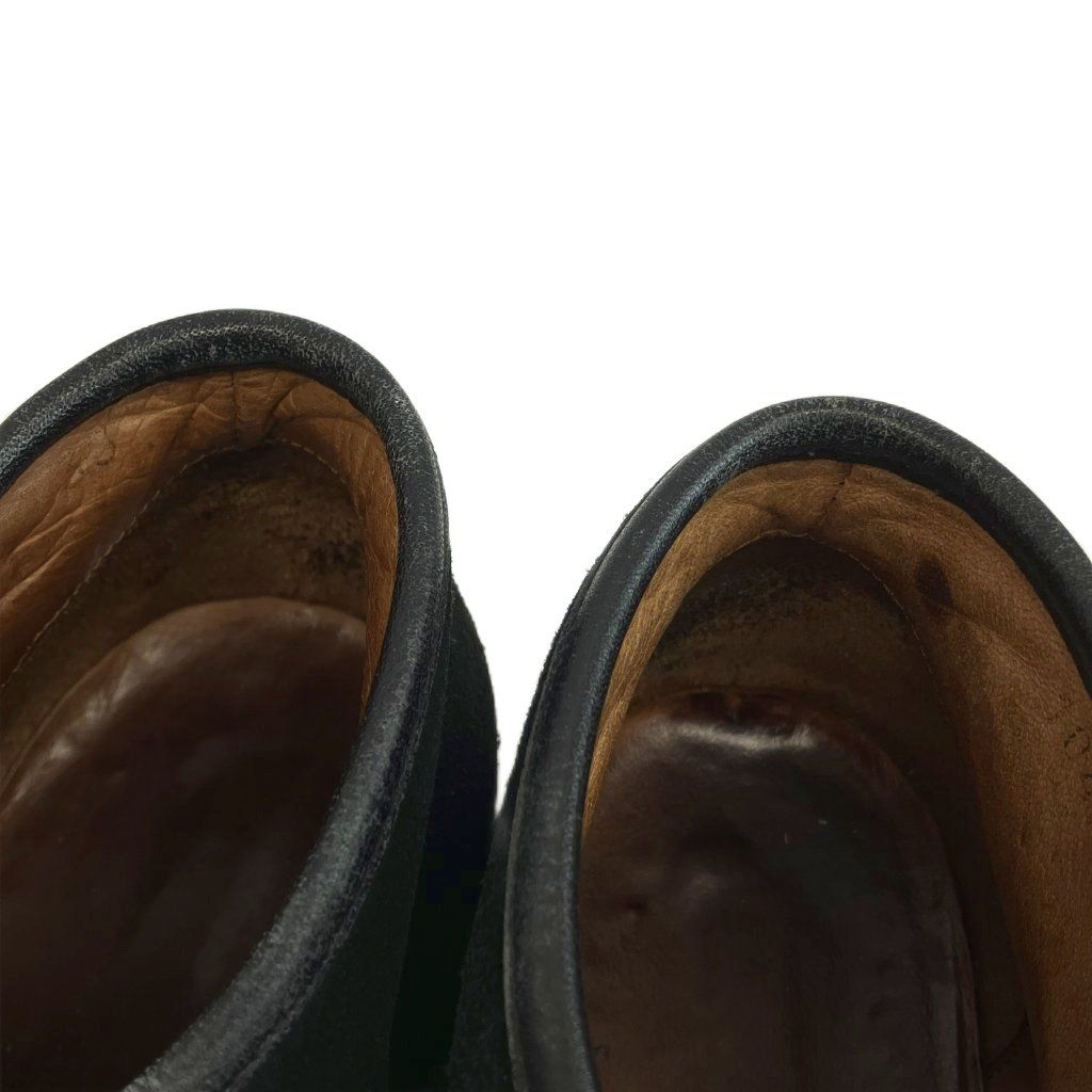 Gucci Chukka Boots Suede Horsebit Gold 36 Black — view 4