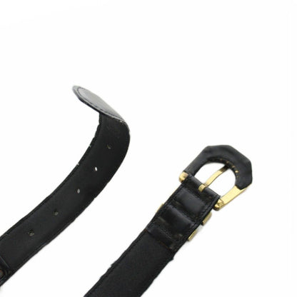 Versace Gianni Belt Medusa Logo Leather Black — view 4