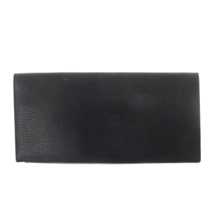 Loewe Wallet No Coin Purse Billfold Leather Logo Black