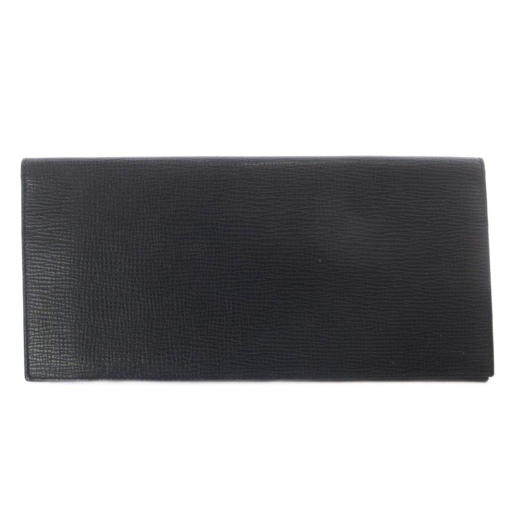 Loewe Wallet No Coin Purse Billfold Leather Logo Black — view 2