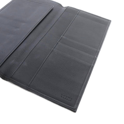 Loewe Wallet No Coin Purse Billfold Leather Logo Black — view 5