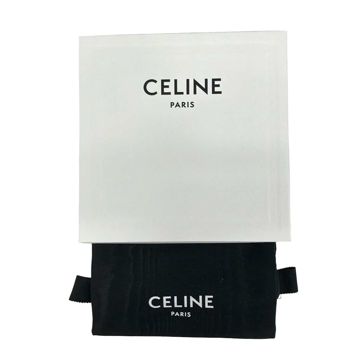 Celine Coin Case Brown Leather with Key Ring Key Holder — view 5