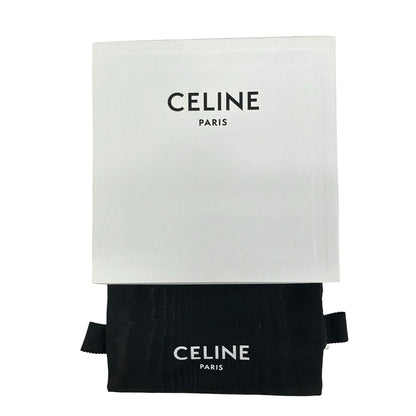 Celine Coin Case Brown Leather with Key Ring Key Holder — view 5
