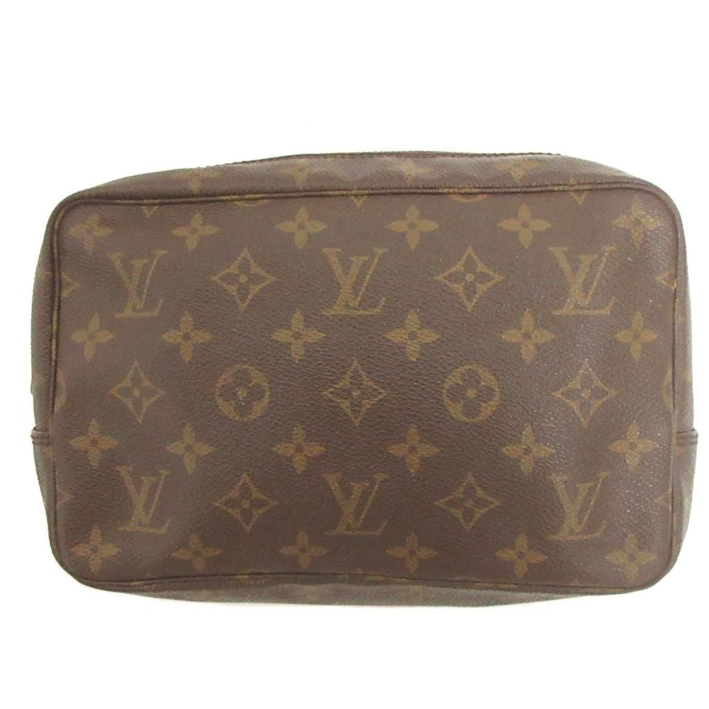 Louis Vuitton Tourtoilet Pouch Second Monogram Leather Brown — view 3