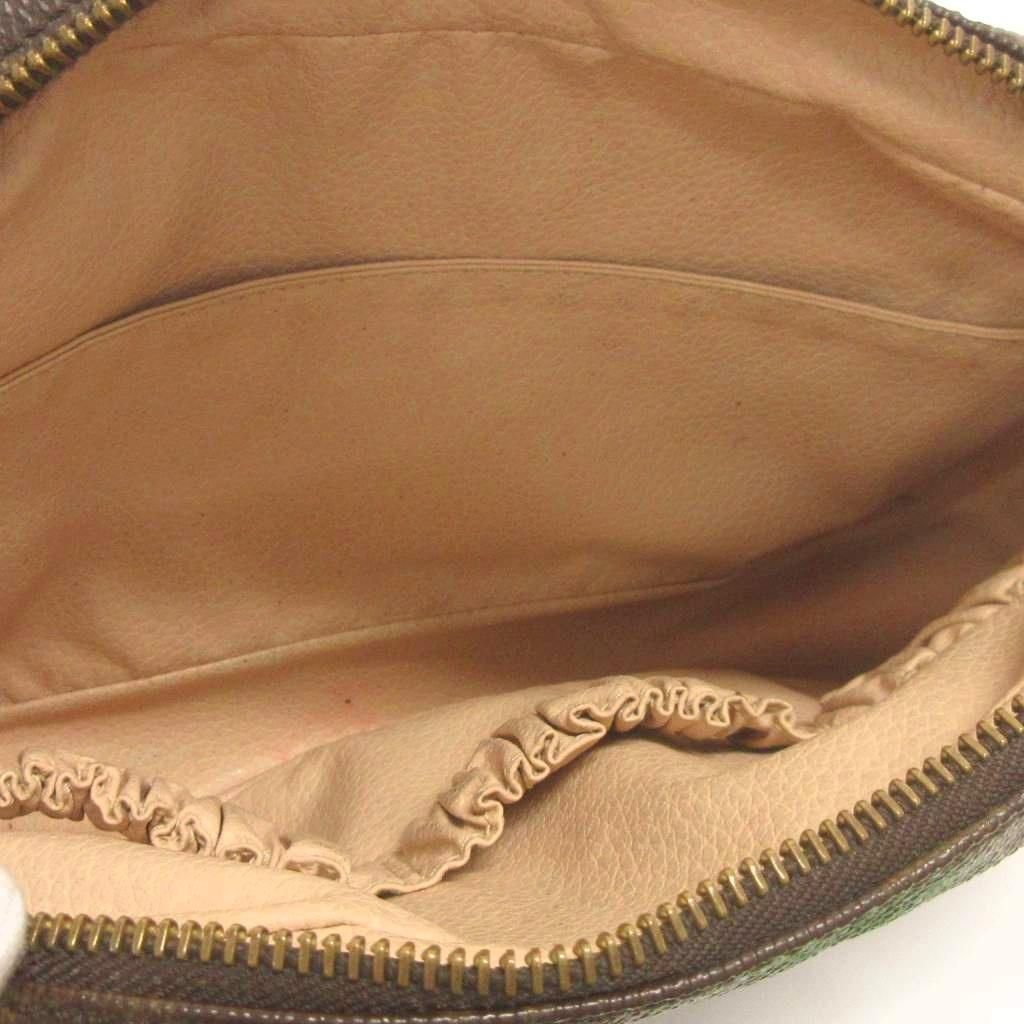 Louis Vuitton Tourtoilet Pouch Second Monogram Leather Brown — view 5