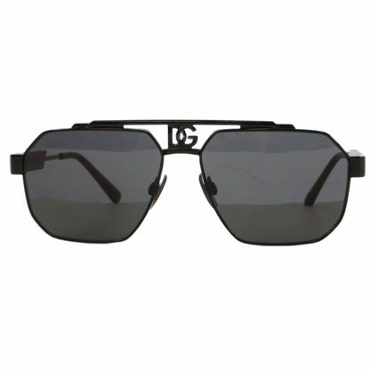 Dolce & Gabbana Sunglasses Square Logo Black Eyewear