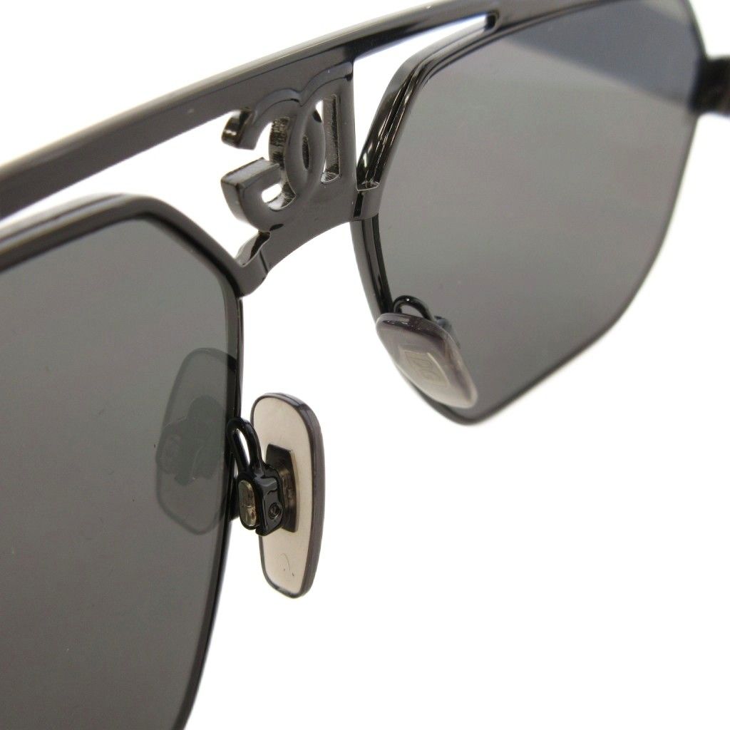Dolce & Gabbana Sunglasses Square Logo Black Eyewear — view 4