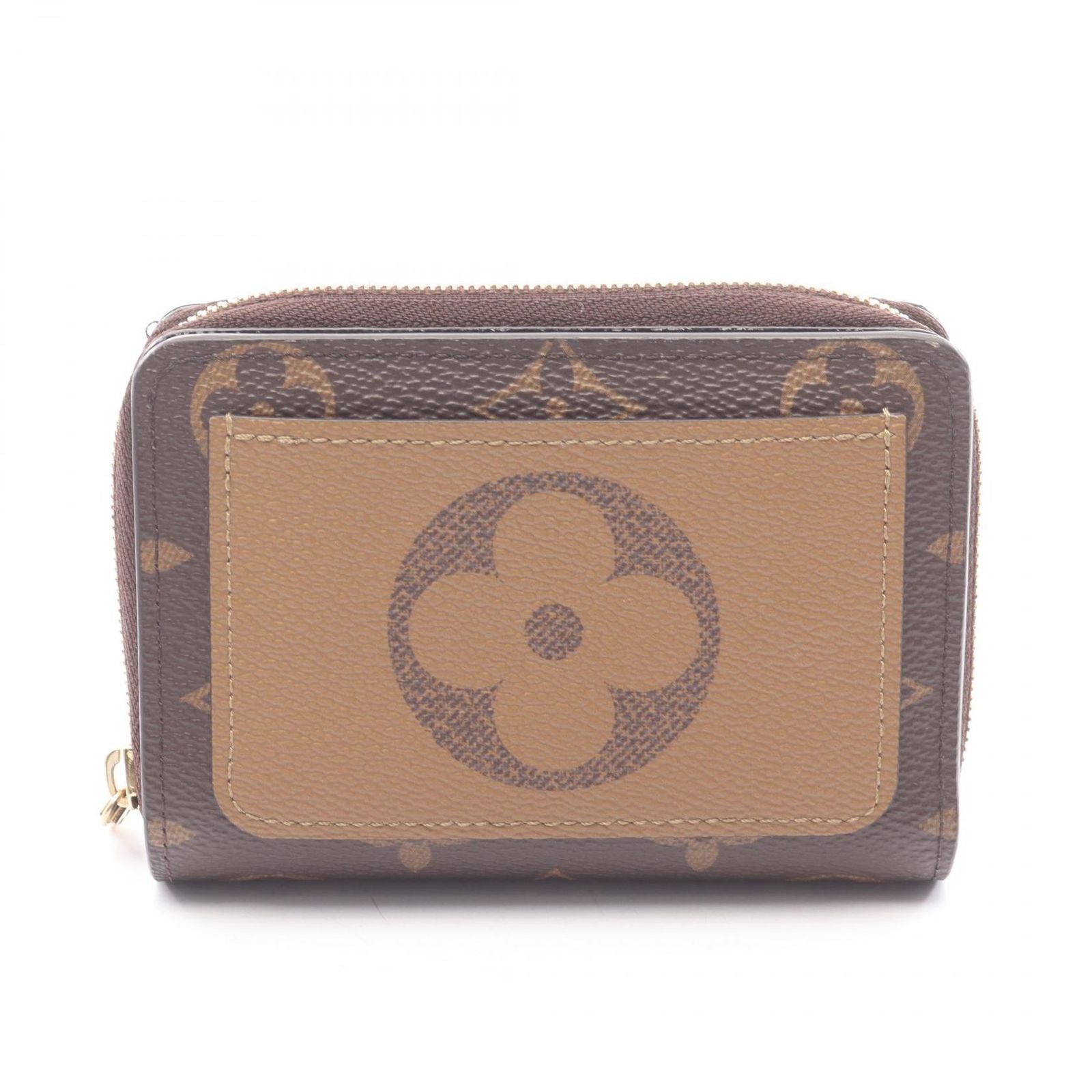 Louis Vuitton Bifold Wallet Portefeuille Monogram Reverse Leather Lou