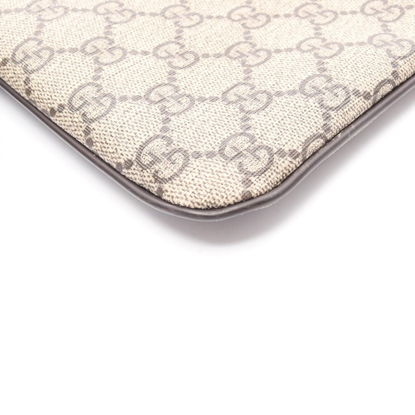 Gucci Shoulder Bag GG Supreme Beige Canvas Leather — view 8
