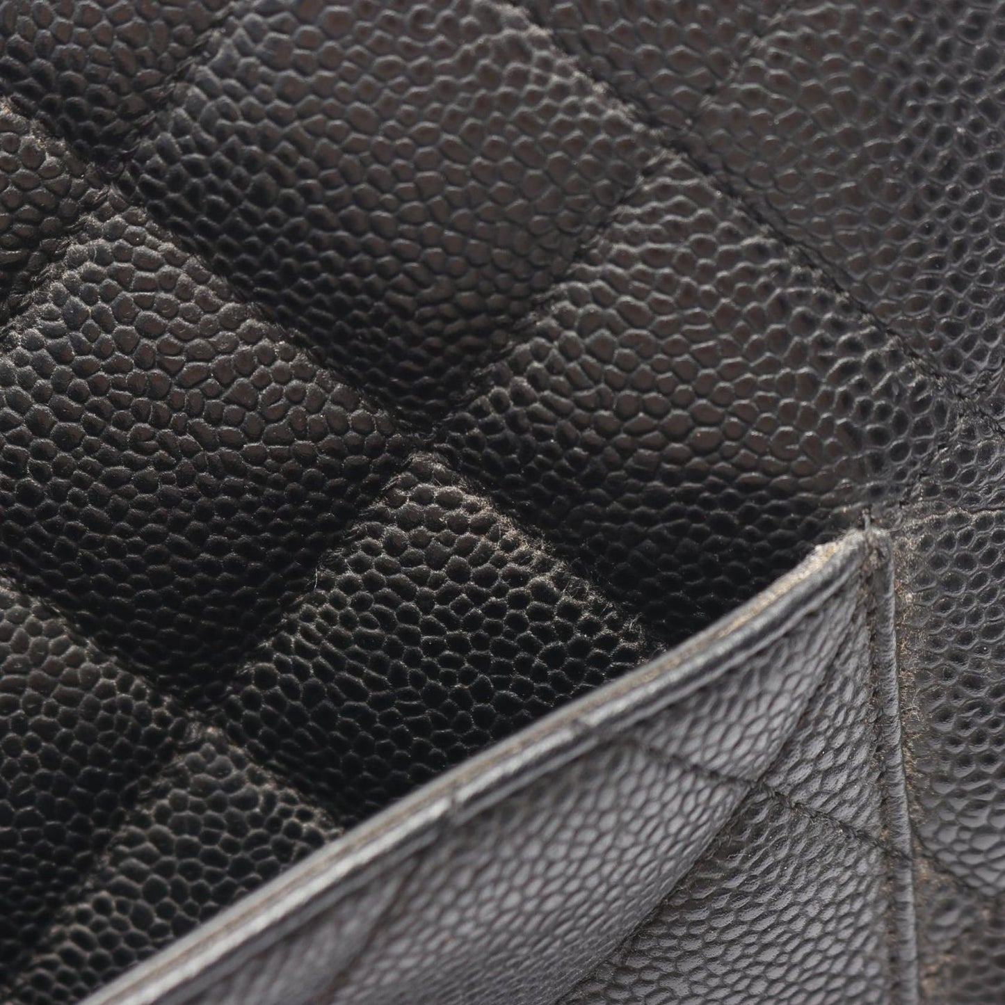 Chanel Tote Medallion Black Caviar Leather — view 8
