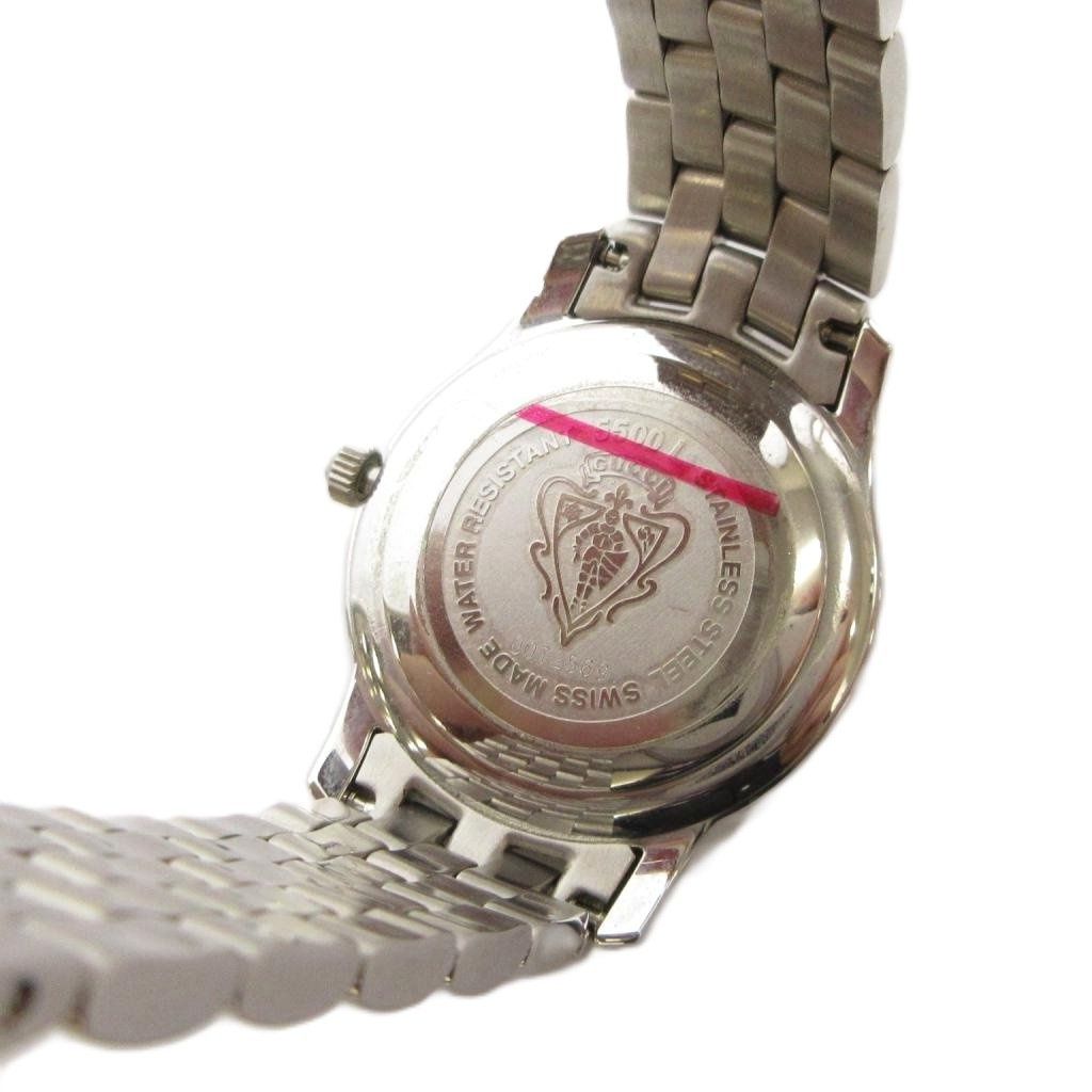 Gucci Watch Analog 3 Hand Quartz Round Face Silver Color — view 2