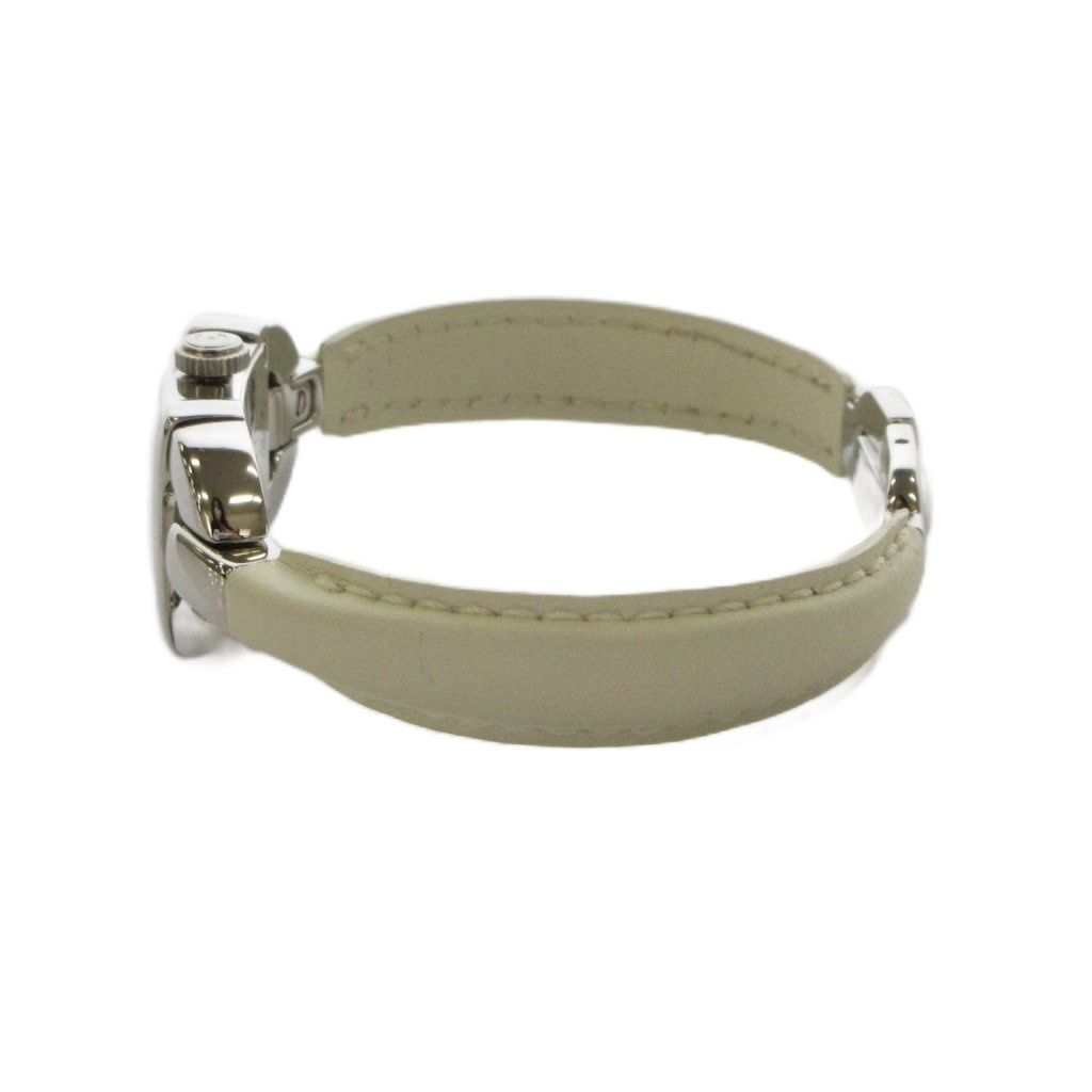 Gucci Watch Analog 2 Hand Quartz Beige Silver — view 5