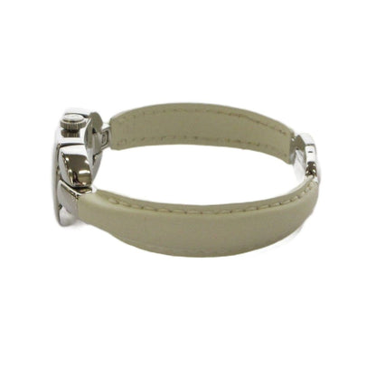 Gucci Watch Analog 2 Hand Quartz Beige Silver — view 5