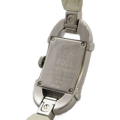 Gucci Watch Analog 2 Hand Quartz Beige Silver — view 2
