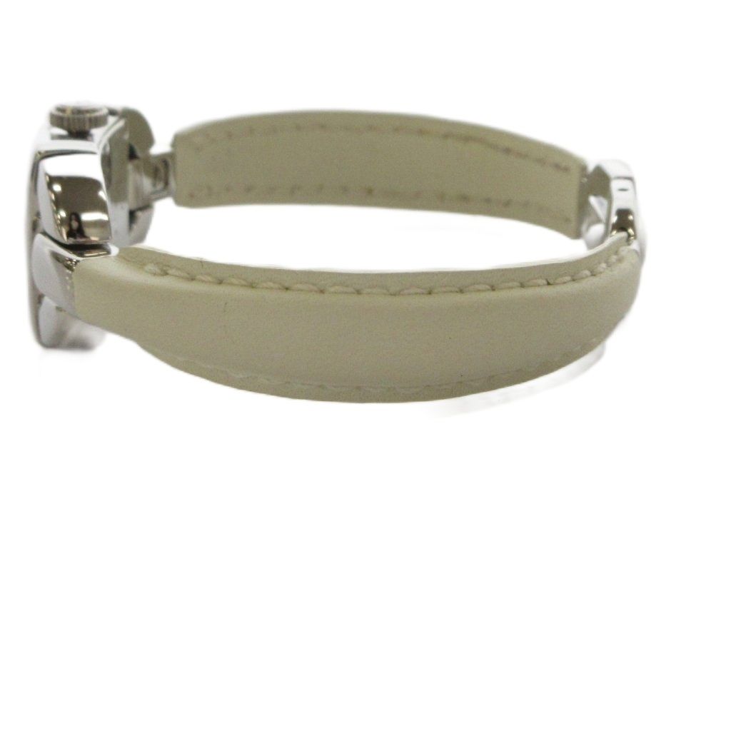 Gucci Watch Analog 2 Hand Quartz Beige Silver — view 4