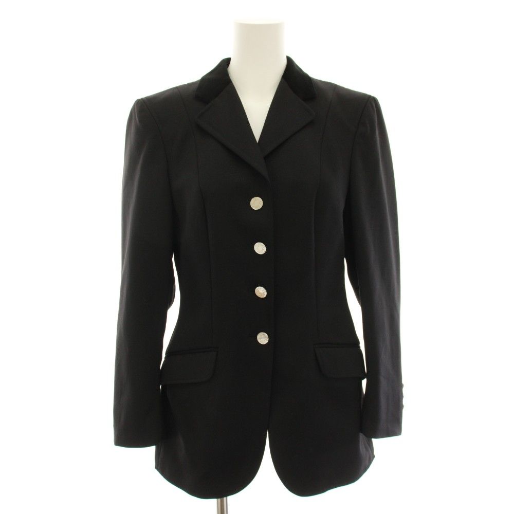Hermes Tailored Jacket Single Black YT