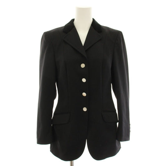 Hermes Tailored Jacket Single Black YT