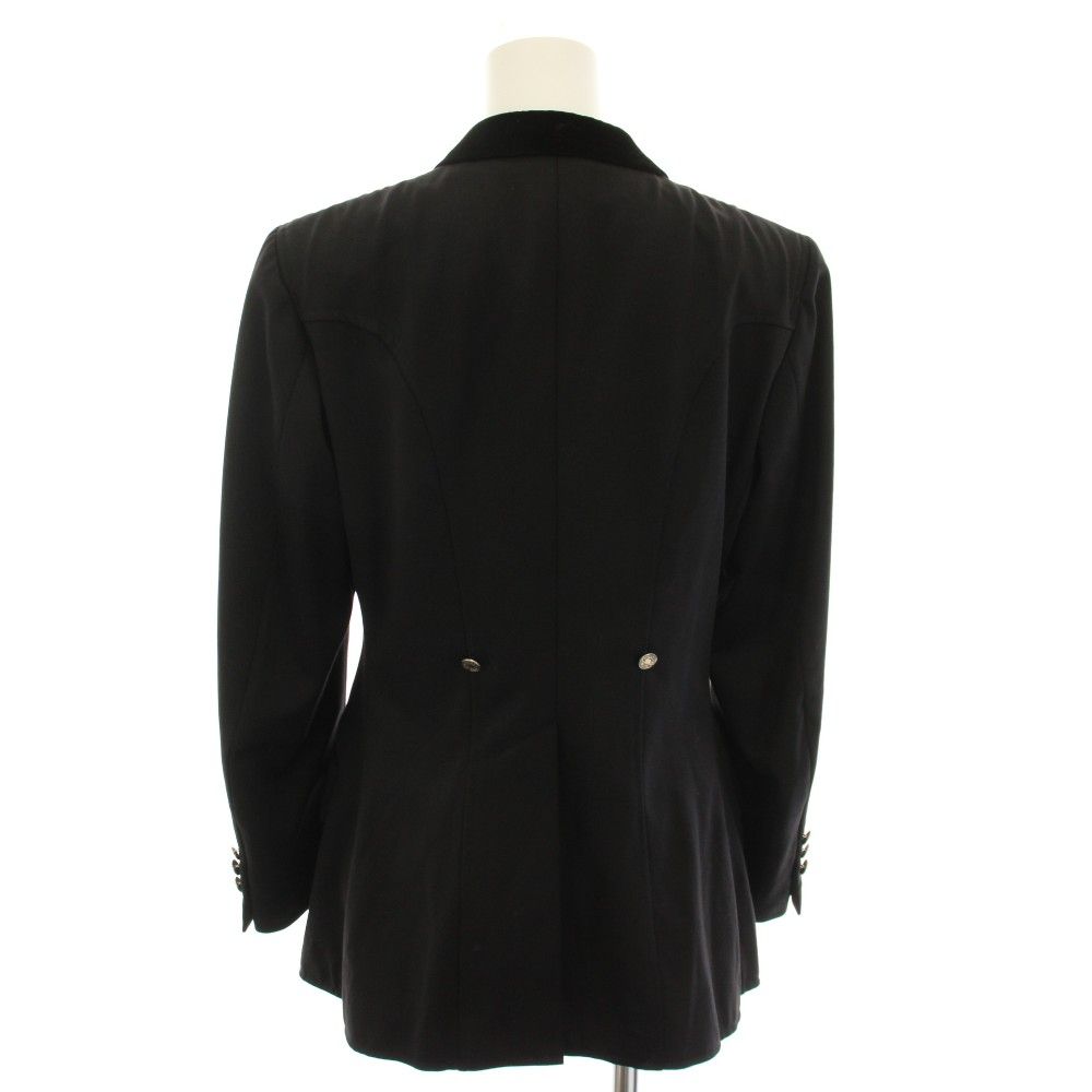 Hermes Tailored Jacket Single Black YT — view 3