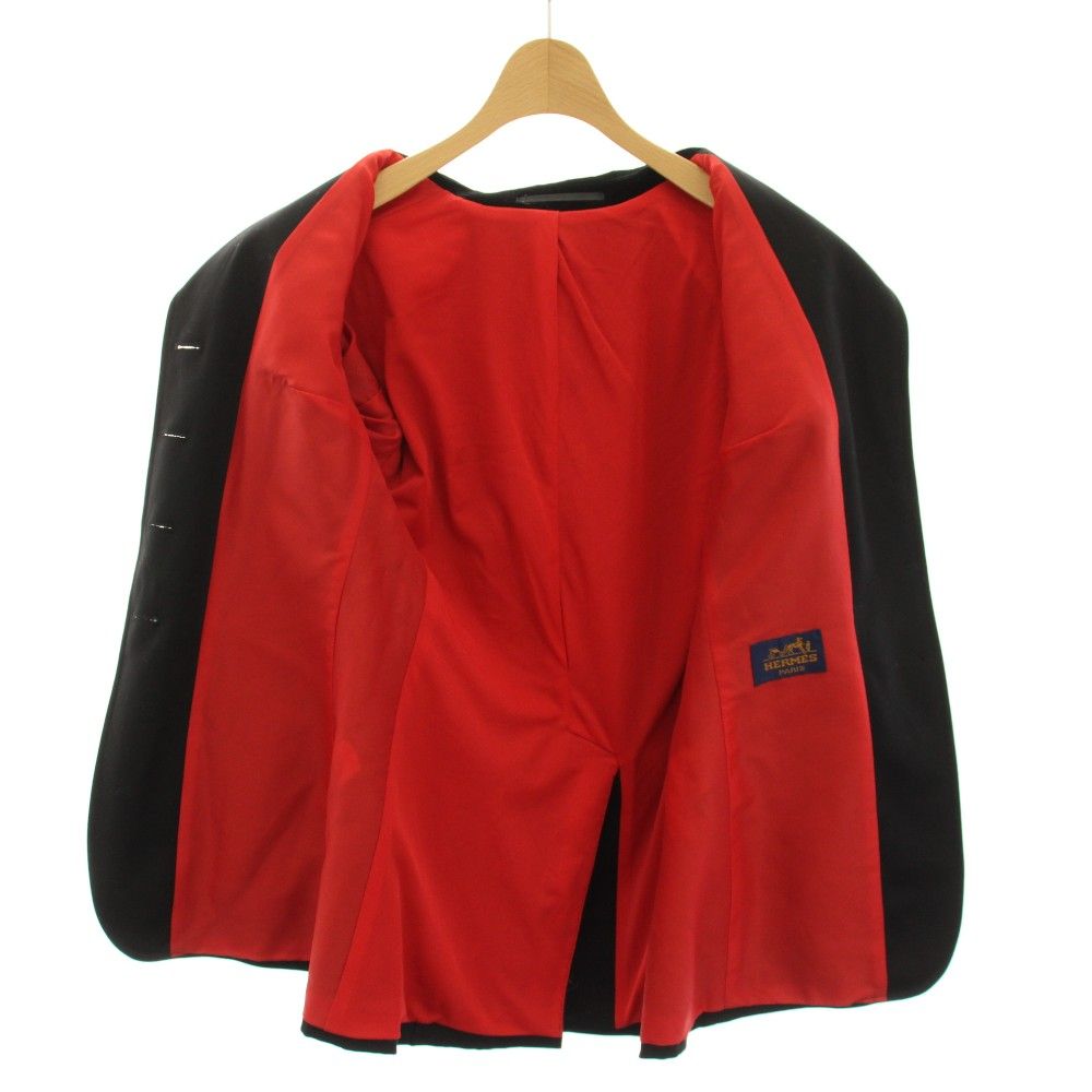 Hermes Tailored Jacket Single Black YT — view 4