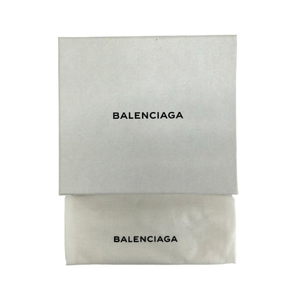 Balenciaga Trifold Wallet Essential Mini Pink Purple White Plaid Leather — view 6