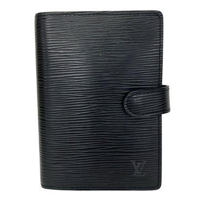 Louis Vuitton Notebook Epi Agenda PM Noir Leather