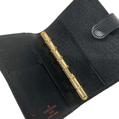 Louis Vuitton Notebook Epi Agenda PM Noir Leather — view 3