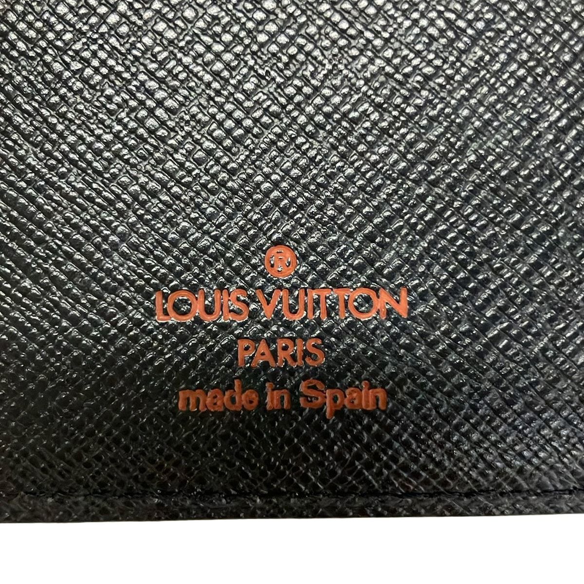 Louis Vuitton Notebook Epi Agenda PM Noir Leather — view 4