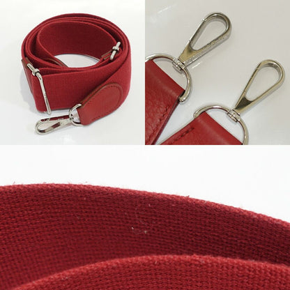 Hermes Evelyne 3 Trois PM Made Togo Red Silver Shoulder Bag — view 7