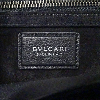 Bvlgari 2-Way Shoulder Bag Leather Black — view 6