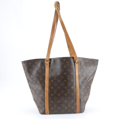 Louis Vuitton Monogram Sac Shopping Leather Tote Shoulder Enm — view 3
