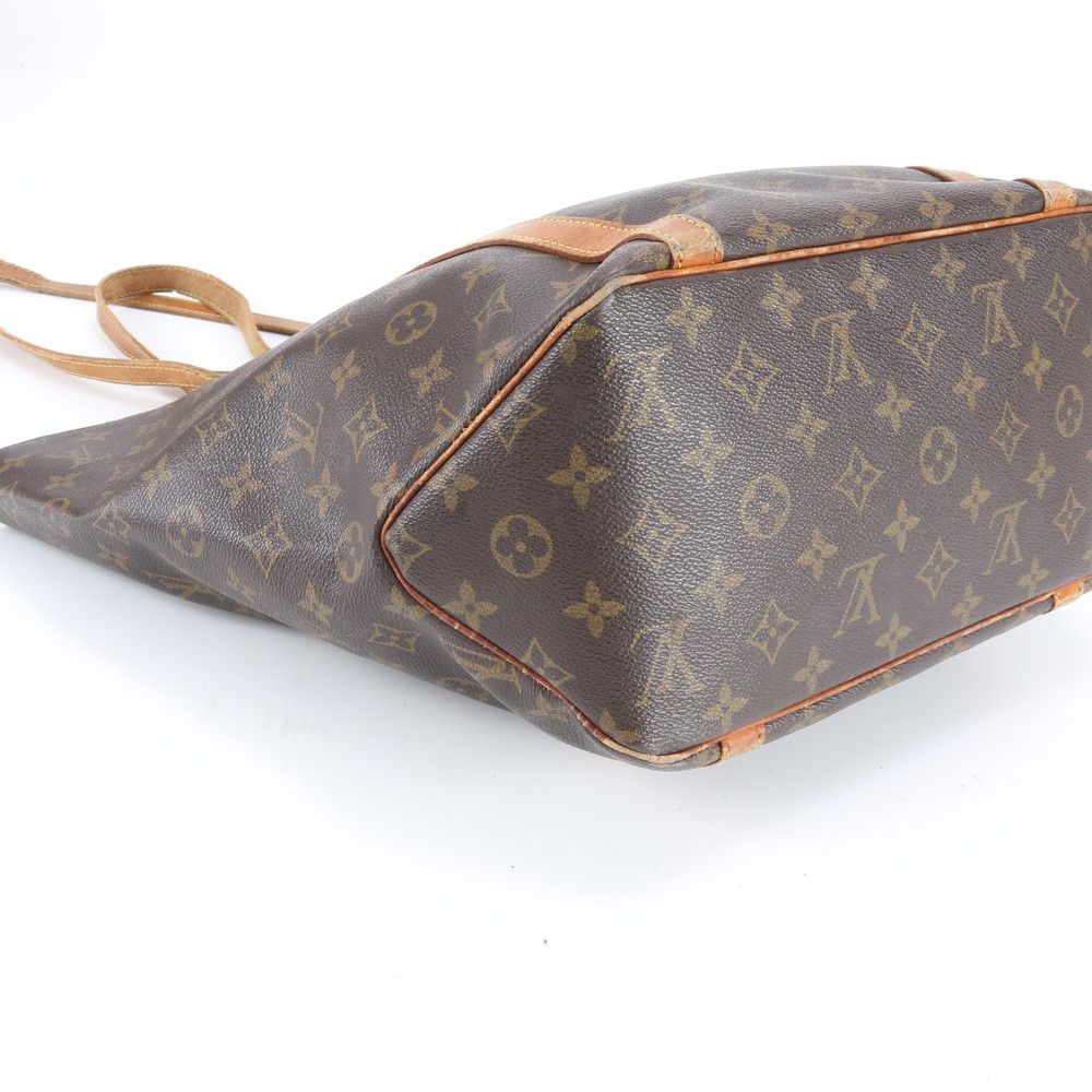 Louis Vuitton Monogram Sac Shopping Leather Tote Shoulder Enm — view 4