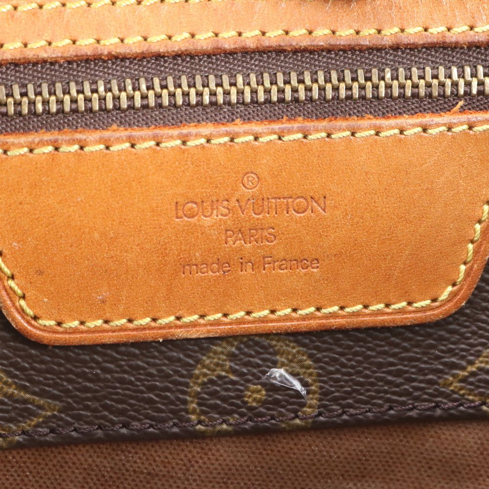 Louis Vuitton Monogram Sac Shopping Leather Tote Shoulder Enm — view 9