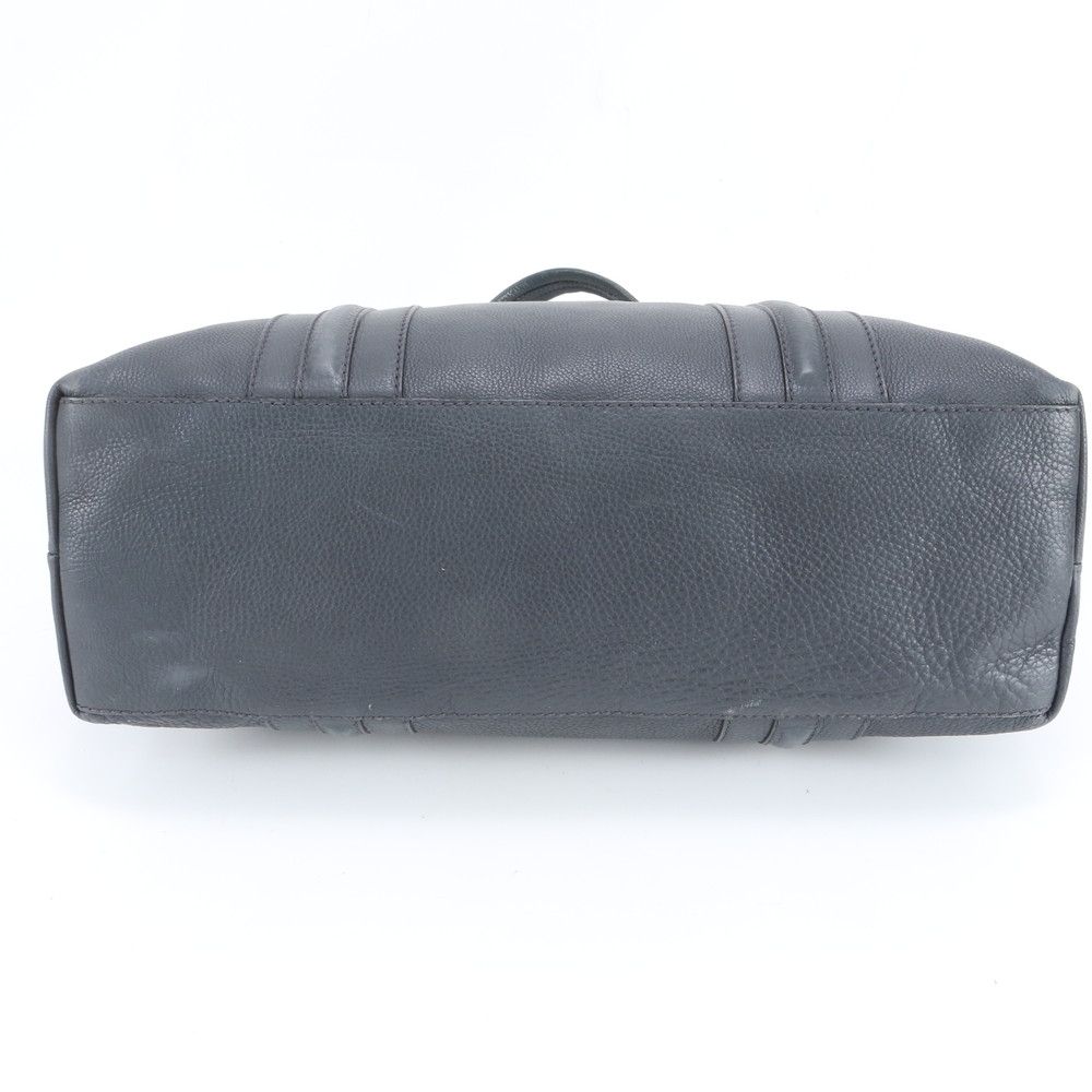 Gucci Leather Tote Shoulder Business Document Black Enm — view 6