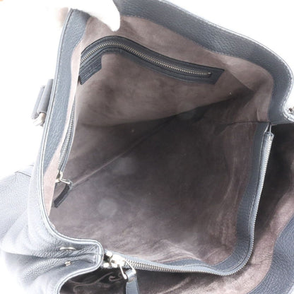 Gucci Leather Tote Shoulder Business Document Black Enm — view 8