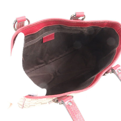 Gucci GG Canvas Leather Tote Shoulder Hand Enm — view 7