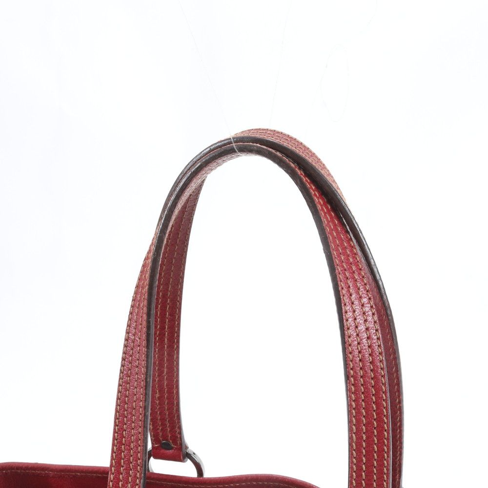 Gucci GG Canvas Leather Tote Shoulder Hand Enm — view 2