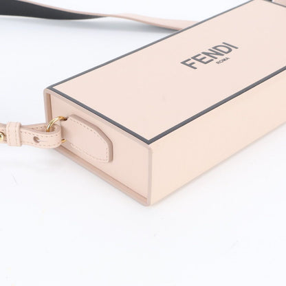 Fendi Box Oriental Leather Shoulder Bag Crossbody Pink Enm — view 4