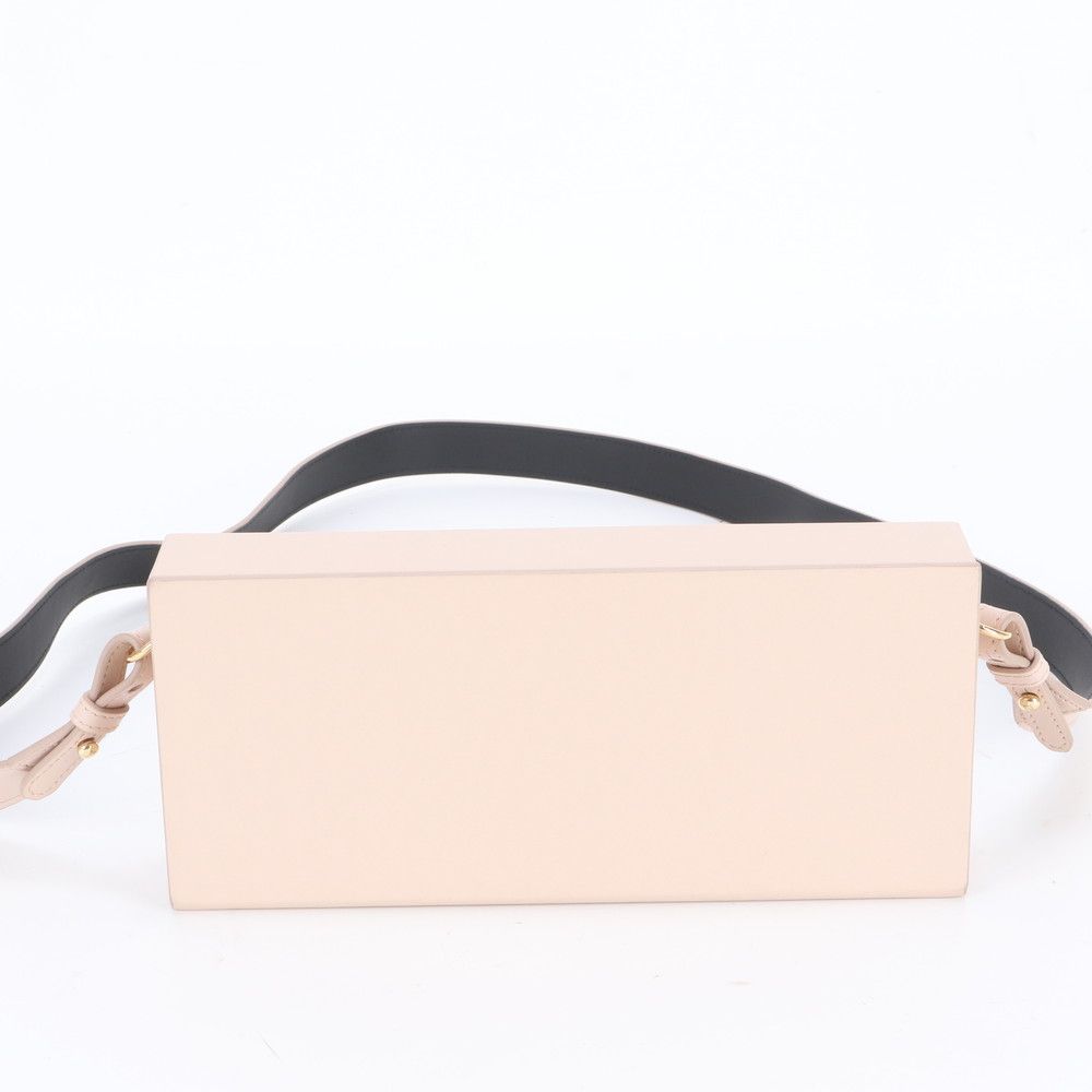 Fendi Box Oriental Leather Shoulder Bag Crossbody Pink Enm — view 3