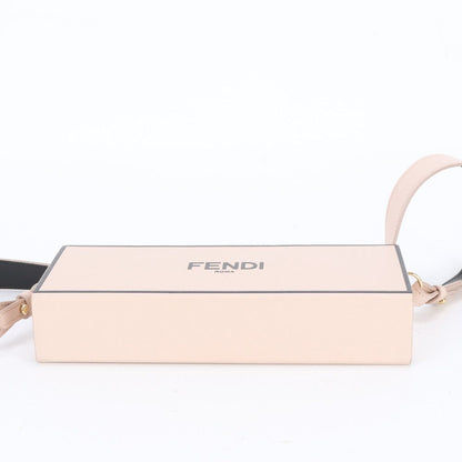 Fendi Box Oriental Leather Shoulder Bag Crossbody Pink Enm — view 5