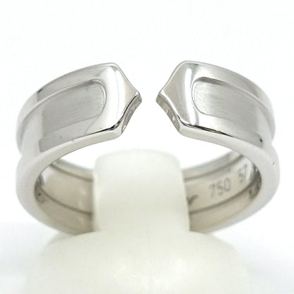 Cartier 18k White Gold C2 Ring 2C Bullion
