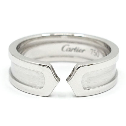 Cartier 18k White Gold C2 Ring 2C Bullion