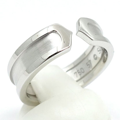 Cartier 18k White Gold C2 Ring 2C Bullion