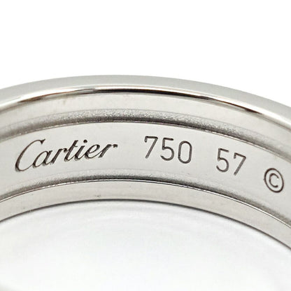 Cartier 18k White Gold C2 Ring 2C Bullion