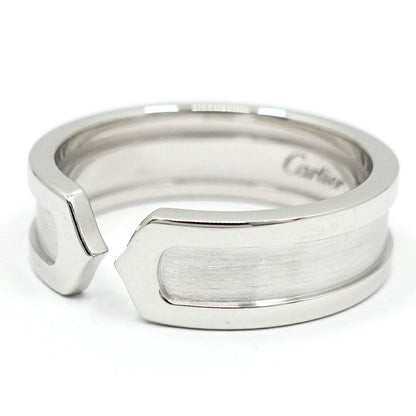 Cartier 18k White Gold C2 Ring 2C Bullion